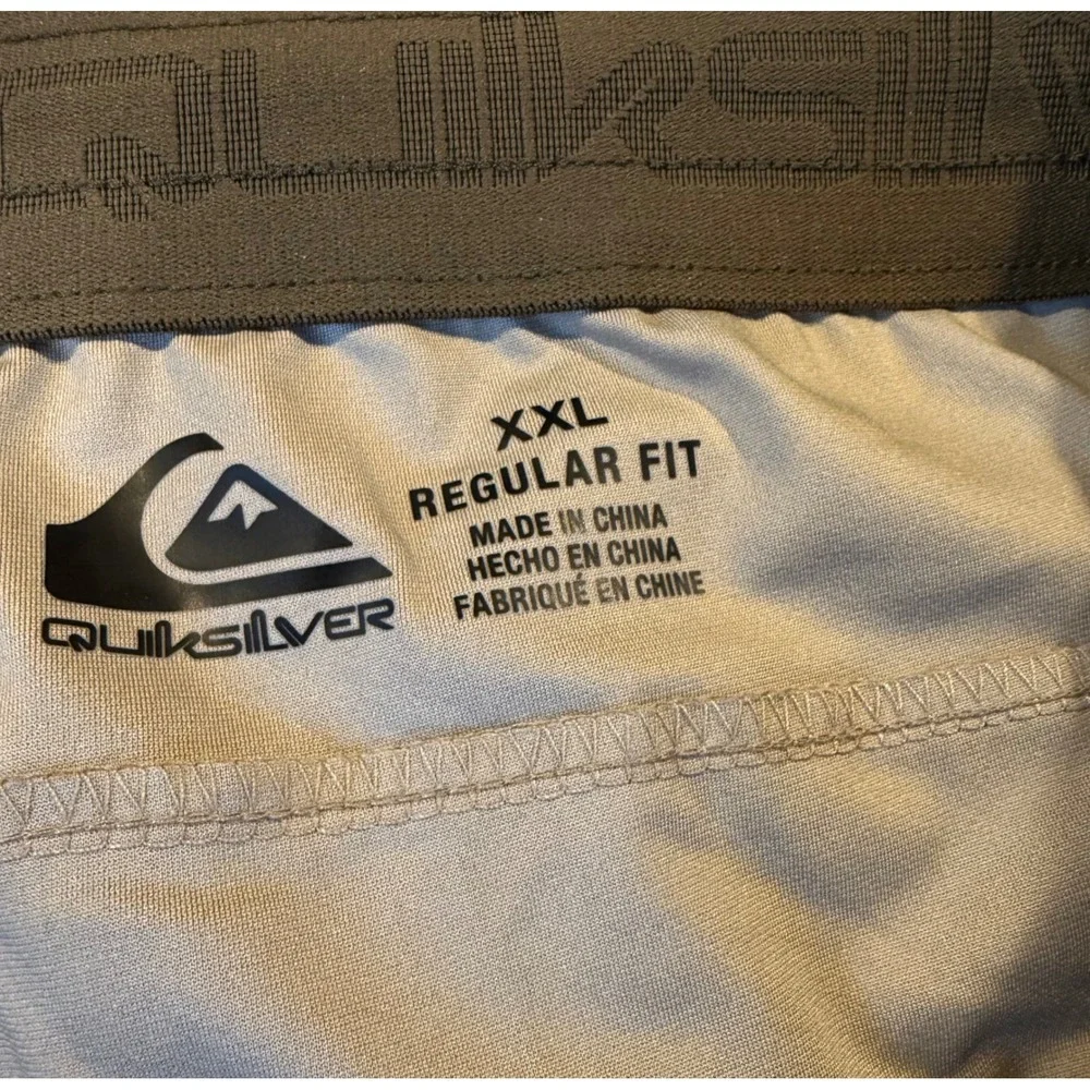 NWT Quiksilver Mens XXL Beige 4-Way Stretch Performance Shorts Gorpcore Hiking